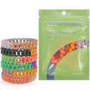 BuggyBands Rainbow Mosquito Repellent Bracelets, 17 Pack DEET-Free Insect & Bug Repellent Bands for Adults and Kids, Individually Wrapped Fashionable Wristbands