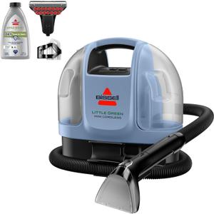 BISSELL Little Green Mini Cordless Portable Carpet and Upholstery Deep Cleaner, Car/Auto Detailer, with HydroRinse Self-Cleaning Tool and 4" Tough Stain Tool, Limited Edition Color Lake, 4015L BISSELL Little Green Mini Cordless Portable Carpet and Upholstery Deep Cleaner, Car/Auto Detailer, with HydroRinse Self-Cleaning Tool and 4" Tough Stain Tool, Limited Edition Color Lake, 4015L