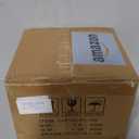 VONLUCE Industrial Semi Flush Mount Ceiling Light, 8.3" Ceiling Light Fixture with Clear Glass Shade, Farmhouse Lighting for Hallway Kitchen Bedroom Entryway, Brushed Gold Flush Mount Light Fixture