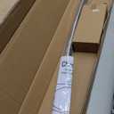 Chrsouly Adjustable Curved Shower Rod, 42-72 inches Extra Wide Shower Curtain Rod, Rust proof, Premium Stainless Steel, Curved Shower Curtain Rod for Bathroom, Need to Drill, Silver