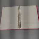 Lined Spiral Journal Notebook for Women & Men, 140 Pages, College Ruled Hardcover Notebook for Work & Note Taking, Journals for Writing, A5(6"x8") - Berry Pink