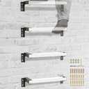 THOOUM Window Well Ladder, Heavy Duty Steel Basement Egress Ladder (6-Rung, 600 Lbs Capacity, White)