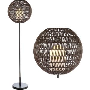JONATHAN Y JYL6507A Bea 61" Outdoor Woven Globe LED Floor Lamp, Bohemian, Transitional, Scandinavian, Modern, Contemporary, Modern, Office, Bedroom, Living Room, Family Room, Dining Room, Coffee/Black JONATHAN Y JYL6507A Bea 61" Outdoor Woven Globe LED Floor Lamp, Bohemian, Transitional, Scandinavian, Modern, Contemporary, Modern, Office, Bedroom, Living Room, Family Room, Dining Room, Coffee/Black