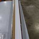 Heefen Adjustable Panel Track Blinds Blackout Vertical Blinds with Valance, Sliding Glass Door Blinds, Room Dividers, Retractable Track from 74" to 133" W, Trimmable Panel Up to 102" H (White)