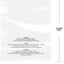 iMailer - 500 Count - 8" x 10" Clear Plastic Poly Bags with Suffocation Warning for Clothing, T-Shirt, Brochure, Prints, Handicraft Gift- Resealable Adhesive,Not Strong