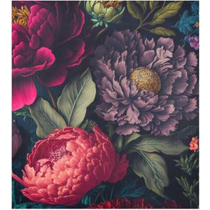 Vnurnrn Vivid Flowers Dishwasher Magnet Cover, Dish Washer Cover for Kitchen Decor, Easily Trimmable Dishwasher Sticker Refrigerator Magnetic Cover 2326 in