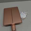 HUONUL Makeup Mirror, Vanity Mirror with Lights, 2X/3X/10X Magnification, Touch Control, Trifold, Dual Power Supply, Valentines Day Gifts for Her,Gifts for Women, Wife, Mom, Girls,Dorm Room Essentials (Rose Gold)