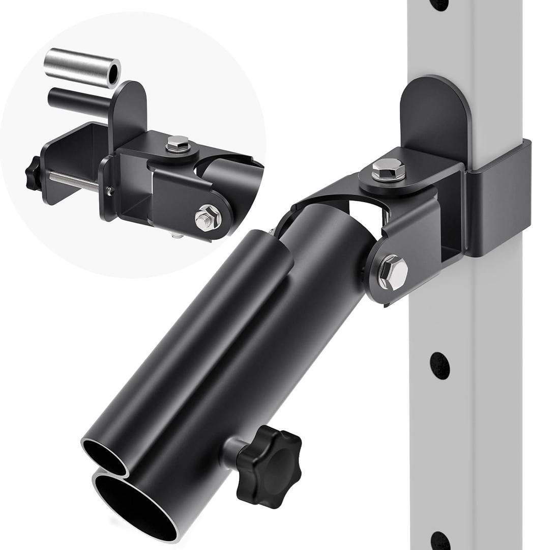 SELEWARE Power Cage Landmine Attachment, T Bar Row Landmine Attachment and Belt Squat Lever Arm for 2" x 2" or 3" x 3" Power Rack, V Bar Row Landmine Handle,  Fits 1"/2" Barbells & Weight Plates