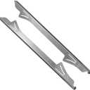 25 Stainless Steel Countertop Oven Gap Filler Covers Space Between Stove and Countertop Heat-Resistant, Easy to Clean (Set of 2)