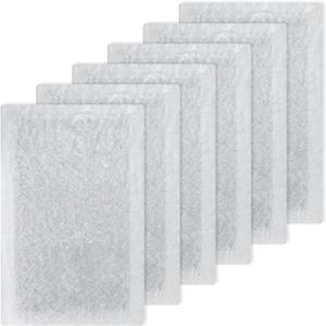 6 Pcs 16x25 Replacement Filter Pads Compatible with Dynamic Air Cleaner, 16x25 Refill, Replacement for Air Cleaner Filter White