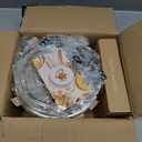 CAROTE 1.5Qt & 3.0Qt Sauce Pan Sets with Lid Cooking Pots Nonstick Saucepans Cookware Set with Pour Spout Small Kitchen Pot, Induction Comptable, Easy to Clean, PFOA FREE (White Granite)