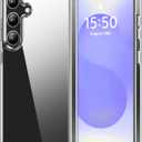 HOOMIL Case for Samsung Galaxy S25 6.2-Inch, Non-Yellowing, Drop Protection, Anti-Scratch Transparent Hard Back Phone Cover - Crystal Clear