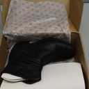 CLIFFS BY WHITE MOUNTAIN Women's Durbon Cushioned Ankle Booties (9.5, Black/Fabric)