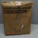 Heated Blanket Full Size Electric Blanket, Faux Fur Heat Blanket, Super Soft Cozy Heating Blanket with 9 Heating Levels & 1-9 Hours Auto Off, Fast Heating & Overheat Protection, 72" x 84", Gray