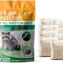 Natural Raccoon Repellent Granules 8-Pack (25g per Bag) | Eco-Friendly, Non-Toxic & Long-Lasting Protection with Garlic, Peppermint & Wintergreen Oils | Safe for Pets and Children