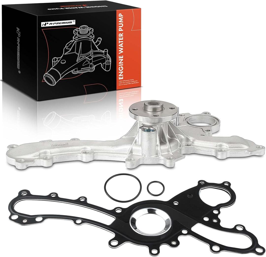 A-Premium Engine Water Pump with Gasket Compatible with Lexus ES350 RX350 RX450h & Toyota Avalon Camry Highlander RAV4 Sienna Venza