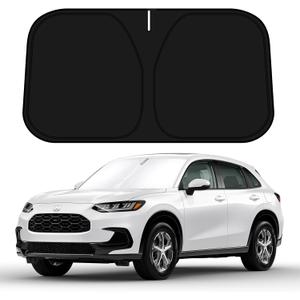 D-Lumina Windshield Sun Shade for 2023 2024 2025 Honda HRV HR-V Accessories, Front Window Sunshade Sun Visor Protector Block UV Rays Heat, Foldable 2 Layers 210T Material
