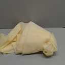 youleyar Solid Sheer Rod Pocket Curtain Voile Draperies 2 Panels White Beige Black Grey Coffee 52 Inch Width 96 Inch Long 1 Pair for Kitchen Bedroom Children Living Room Yard(Beige,52W96L)