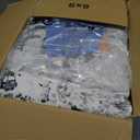 GarveeHome 6x9 Modern Abstract Area Rug Non Slip Non Shedding Low Pile Stain Resistant Rug Soft Carpet for Bedroom Living Room, Grey