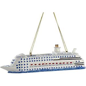 Kurt Adler Cruise Ship Resin Christmas Ornament