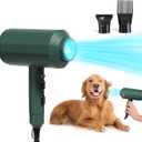 Dog Cat Hair Dryer,Professinal Double Force Grooming Blower Dryer for Medium/Small Pets,IEC & UL Certificated