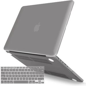 IBENZER Compatible with MacBook Pro 13 Inch Case 2015 2014 2013 end 2012 A1502 A1425, Hard Shell Case with Keyboard Cover for Old Version Apple Mac Pro Retina 13, Ultra Gray
