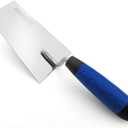 HOGARD 5 1/2" Margin Trowel Premium | Made of Stainless Steel | Flat Masonry Hand Trowel Tool with Soft Grip Handle | The Best Bucket Trowel Concrete Tool.