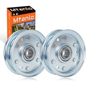 2 PCS Idler Pulley Compatible with For King Kutter RFM Series Finish Mower (4’, 5’, 6’ Sizes) - Replace OEM 164090 for Mower Performance
