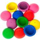 ArtCreativity 2 Inch Rubber Pop Up Popper Toys - Pack of 12 - Assorted Colors - Ideal Impulse Item - Dropper Popper Toy - Great Small Game Prizes, Party Favor and Gift Idea for Boys and Girls Ages 3+