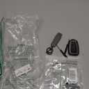 Seikuleca For Toyota Key Fob Cover Accessories- Matte TPU Key Fob Cover with Leather Keychain for RAV4，highlander，C-HR ，Corolla，Camry， Avalon，GT86 and More. (Matte Gray, Model2)