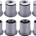 8 Pcs Suspension Control Arm Bushing Kit Compatible with Toyota Tacoma 1995-2004 4Runner 1995-2002,48632-35080 48061-35040 48061-35050 Front Upper + Lower Control Arm Bushing Suspension Kit