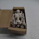 JOYIN 5 PCS Posable Halloween Skeleton Decor 16 Inches, Full Body Posable Joints Hanging Skeletons for Halloween Decorations, Graveyard Props, Haunted House Accessories, Spooky Scene Party Favors (Original)