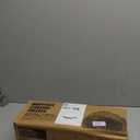 WOPITUES Wood Floating Shelves Set of 6, Shelves for Wall Decor, Farmhouse Shelf for Bedroom, Bathroom Storage Shelves, Book Shelves for Living Room-Black (16.5 Inch)