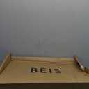 StorageWorks Hanging Closet Organizer, 3-Shelf Hanging Closet Shelves with Top Shelf, 19 "W x 12" D x 31" H, Extra-Large Space, Ivory White (19 "W x 12"D x 31"H, Ivory White)