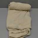 H.VERSAILTEX Square Ottoman Covers Ottoman Slipcovers Folding Storage Stool Furniture Protector Form Fit with Elastic Bottom, Stretch High Spandex Small Checks Jacquard Fabric (Large,Natural)