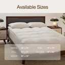 Coop Home Goods Essence Down Alternative Mattress Topper Full, Plush 2-Inch Gusset and Baffle Box Design for Even Support and Comfort, Premium Bed Topper for Pressure Relief, Oeko-TEX Certified