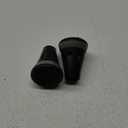 Rehand Cane Tips, 3/4 Inch All Terrain Tip for Cane & Crutch, 3/4'' Rubber Replacement Foot Pad, 0.75 Inch Cane Tips Heavy Duty, Walking Cane Tips and Crutch Tips(Pack of 2)