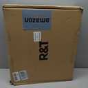 R&T Toilet Seat Riser 2" Raised Seat with Removable Padded Handles Fit for Elongated Toilets