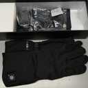 SAVIOR HEAT Heated Glove Liners for Men Women, Rechargeable Battery Electric Heated Gloves, Winter Warm Glove Liners, Thin Gloves Riding Ski Snowboarding Hiking Cycling Hand Warmers (Medium-Large)