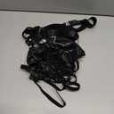 Avidlove Lingerie Set for Women Sexy Strappy 5 Piece Lingerie Garter with Underwire Push Up Bra and Chain L