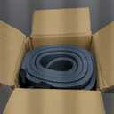 Gaiam Essentials 2/5" Thick (10mm) Yoga & Pilates, Fitness & Exercise Mat with Easy-Cinch Carrier Strap Cusion Support For Fitness and Gym Workouts