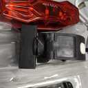 Bike Lights Front and Back, Bike Lights for Night Riding Rechargeable USB-C, 5200mAh Bicycle Light with Power Bank Function, IPX6 Waterproof, 5 Modes Light High Lumen, Easy to Install, Aluminum