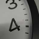 AKCISOT Atomic 12 Inch Wall Clock Analog Clocks for Indoor Kitchen, Battery Operated Clock for Bedroom Office Classroom Living Room(Black)