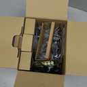 Panasonic Cordless Phone, Easy to Use with Large Display & Big Buttons, Flashing Favorites Key, Flashlight, Call Block, Volume Boost, Talking Caller ID, House Phones, 3 Handsets - KX-TGU433B (Black)