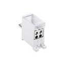 uxcell 1 Inlet 4 Outlet DIN Rail Terminal Blocks 690V 125A Max Input Distribution Block for Circuit Breaker