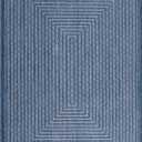 Adiva Rugs Outdoor Indoor Area Rug, Weather Resistant, Easy to Clean, Stain Resistant Floor Mat for Dining Room, Backyard, Deck, Patio (Navy Weiss, 9' x 12')