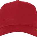 Temple Tape Iconic Fleece Lined Trucker Hats  Winter Hat - Designed for Men & Women  Mesh Back - Adjustable Snapback (Red)