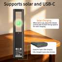 BN59-01385A Solar Frame TV Remote Control Replacement for Samsung Smart TV with Voice & Rechargeable Solar Cell
