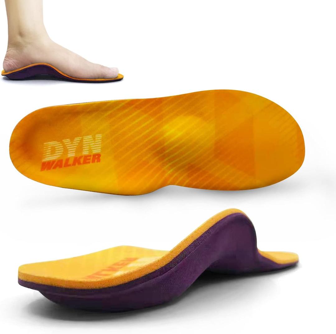Insoles for Plantar Fasciitis, DynWalker Orthotic Inserts,Metatarsalgia Insoles,Relieve Achilles Tendonitis,overpronation,  M 8-8.5 | W 10-10.5
