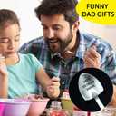 Dads Ice Cream Shovel Spoon Funny Gifts for Dad -Fathers Day Gifts from Daughter, Unique Personalized Gifts for Dad PaPa Father in Law Birthday Christmas Gifts